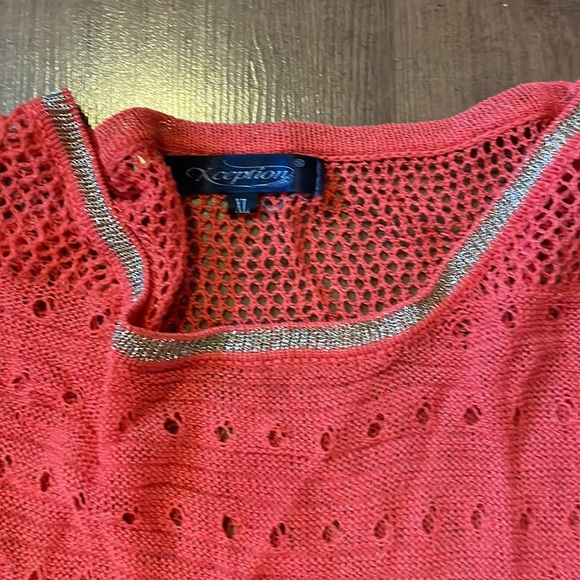 Xception delicate knit high low sweater. - Picture 2 of 5